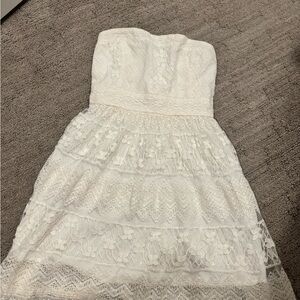 Abercrombie & Fitch Ivory Lace Dress